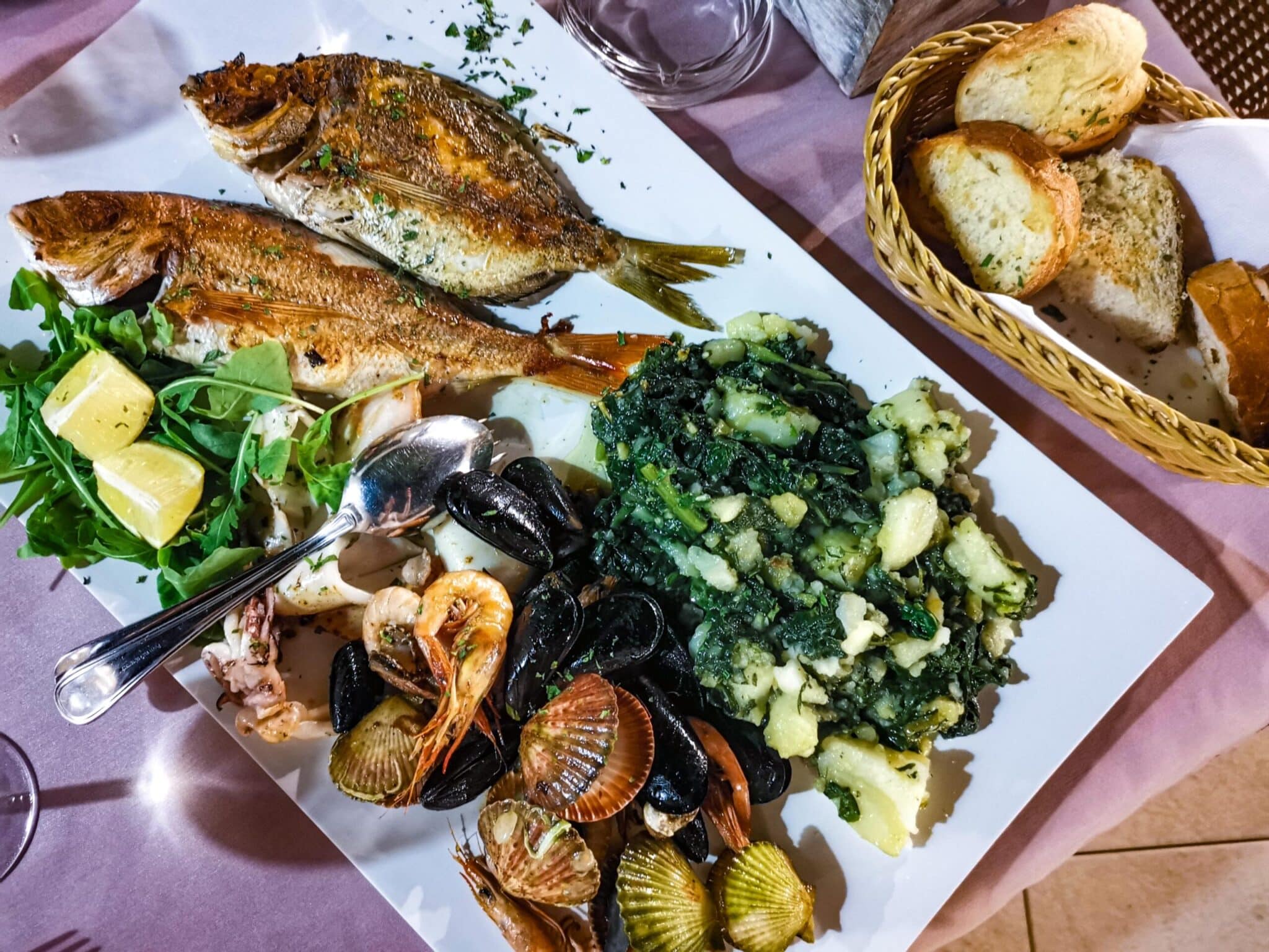 La grigliata mista di pesce della Konoba Feral La grigliata mista di pesce della Konoba Feral