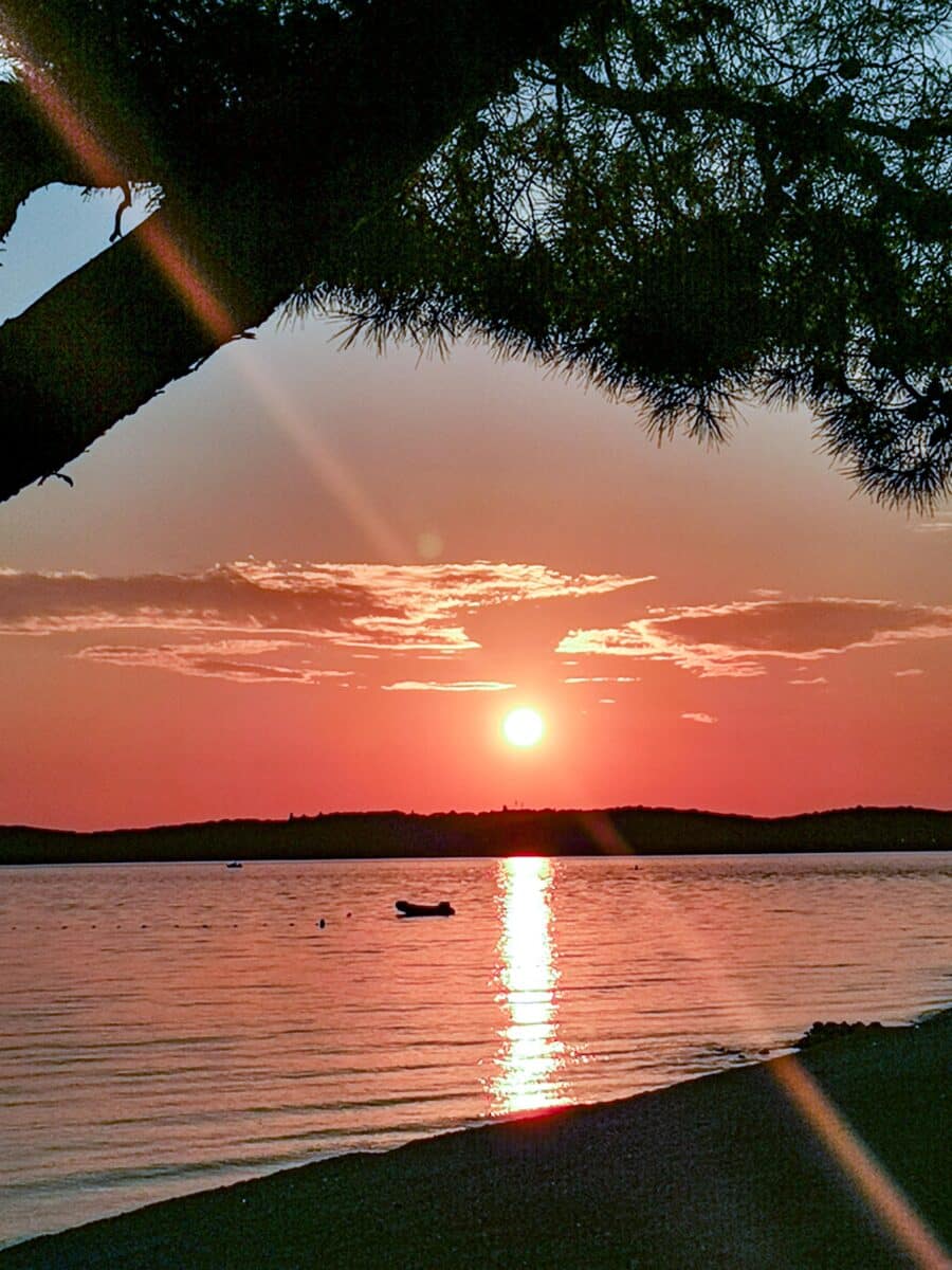 Lungomare di Fasana al tramonto Lungomare di Fasana al tramonto