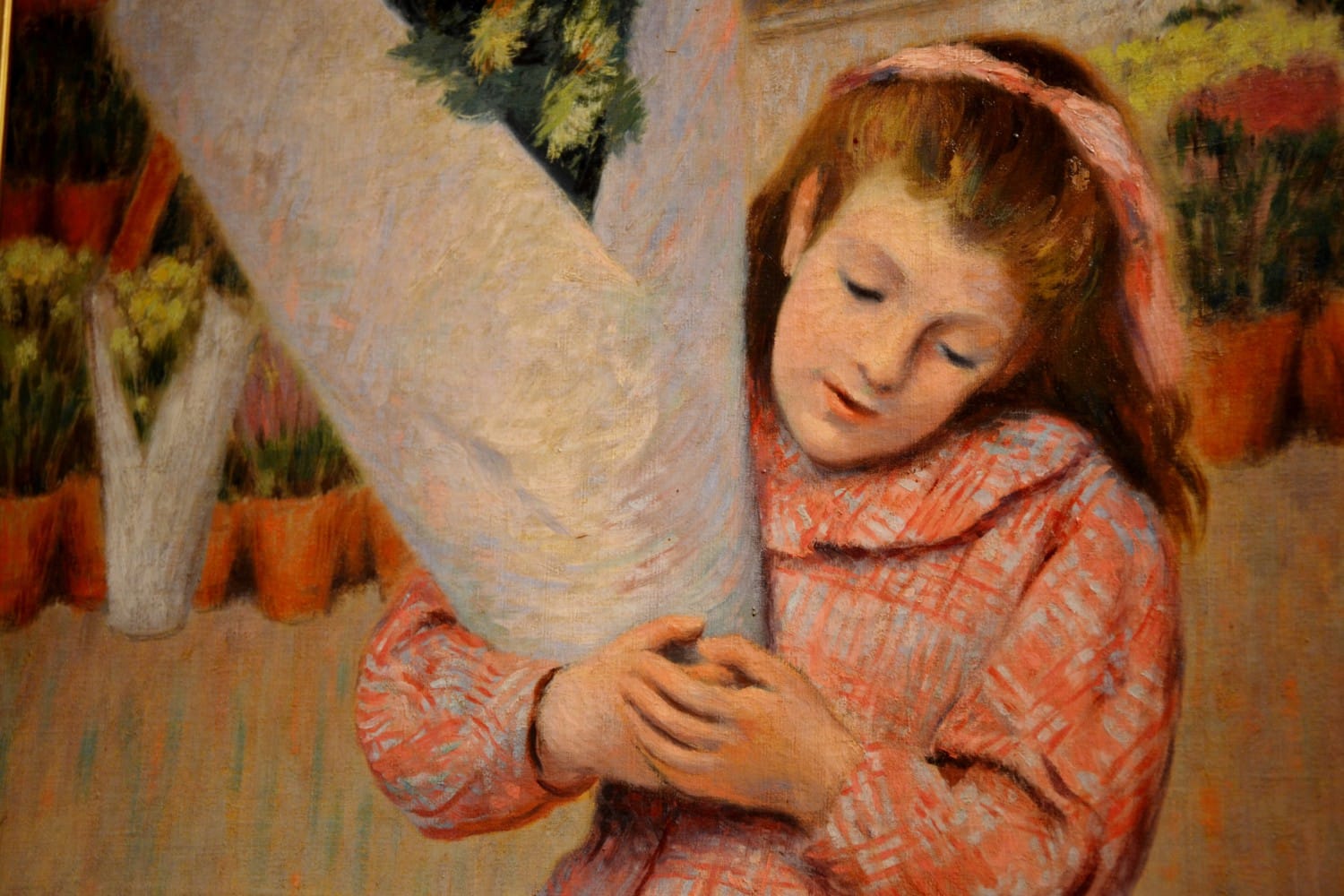La feete (Bambina con il mazzo di fiori) zandomeneghi