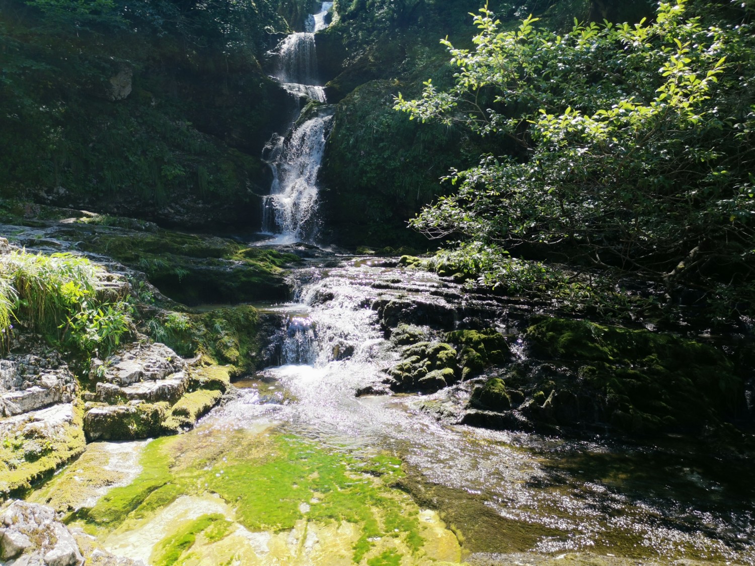 Fontanon di Goriuda - cascata bassa Fontanon di Goriuda - cascata bassa