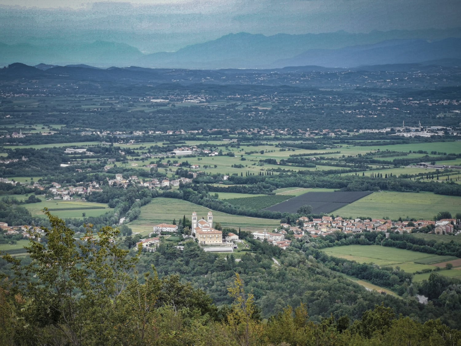 Panorama sul Carso da Cerje Panorama sul Carso da Cerje