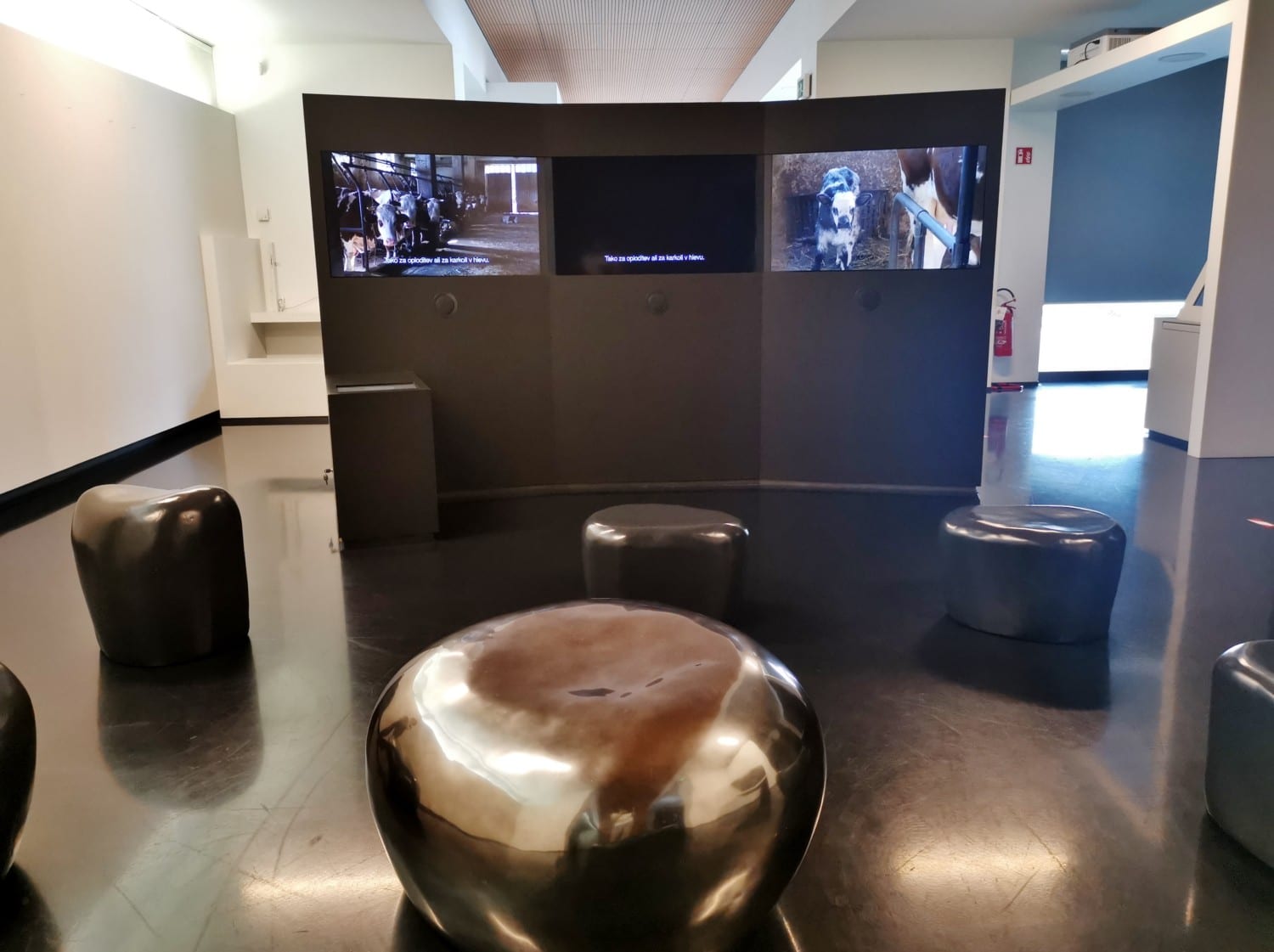 Uno degli spazi multimediali del museo SMO Uno degli spazi multimediali del museo SMO