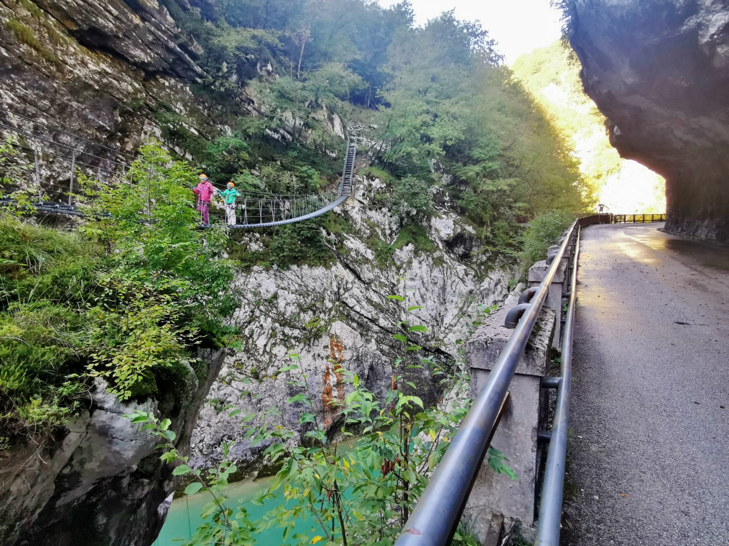 L'escursione sul Ponte Tibetano L'escursione sul Ponte Tibetano