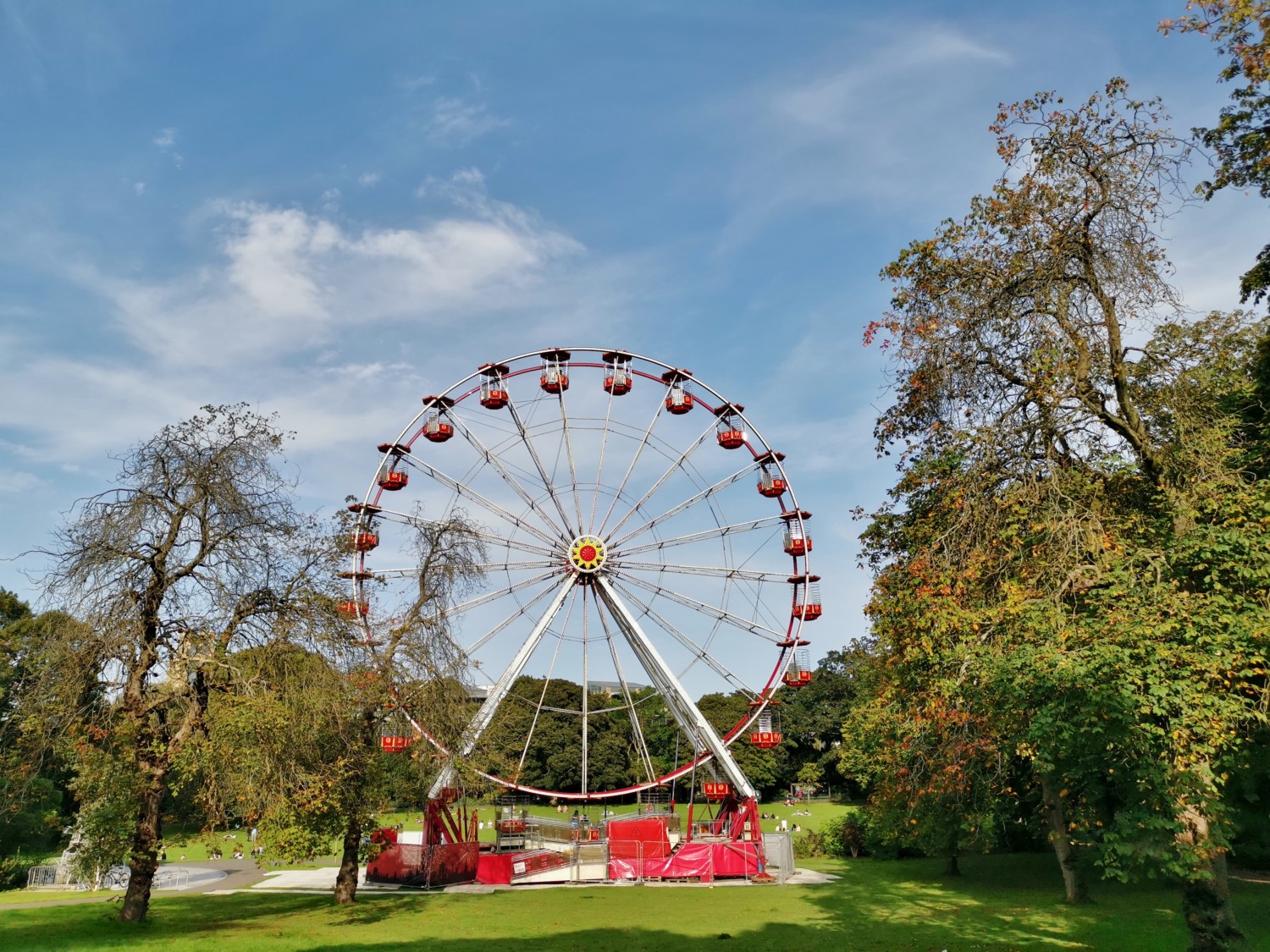 La ruota panoramica dei Botanic Gardens La ruota panoramica dei Botanic Gardens