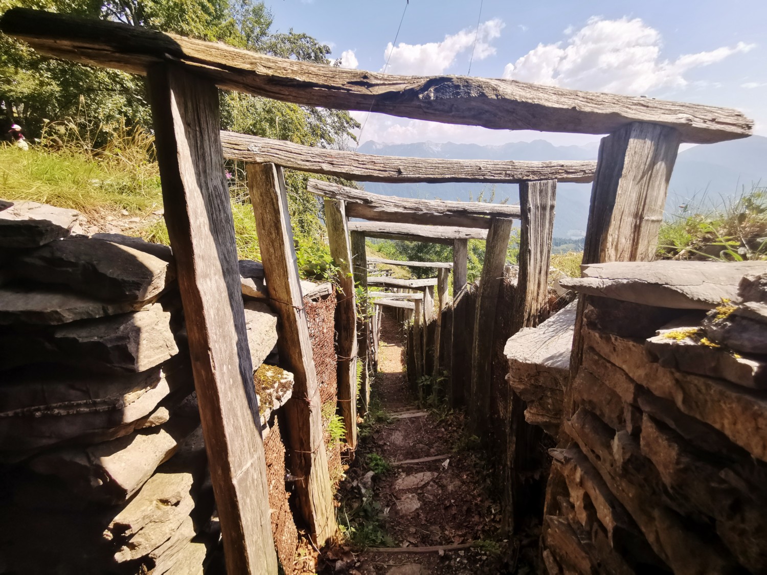 Trincee sul Kolovrat Trincee sul Kolovrat