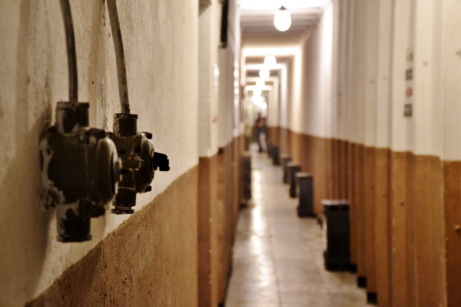 Un corridoio del bunker Un corridoio del bunker