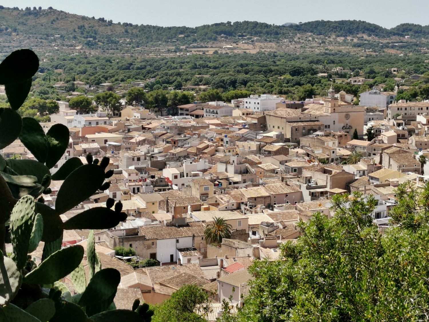 Artà dalla collina del Santuario de Sant Salvador, Artà dalla collina del Santuario de Sant Salvador,