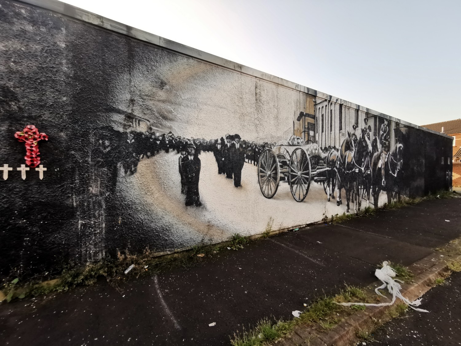 Memoriale in Shankill Road Memoriale in Shankill Road