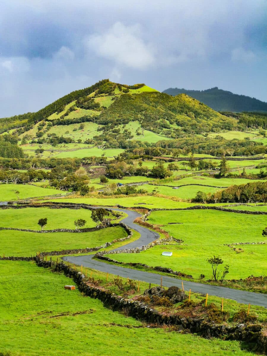 Paesaggio della zona est dell'isola di Pico Paesaggio della zona est dell'isola di Pico