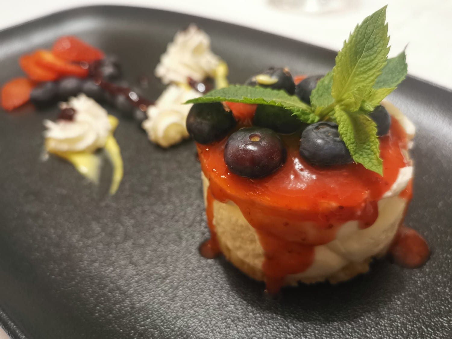 Cheesecake con fragole Cheesecake con fragole