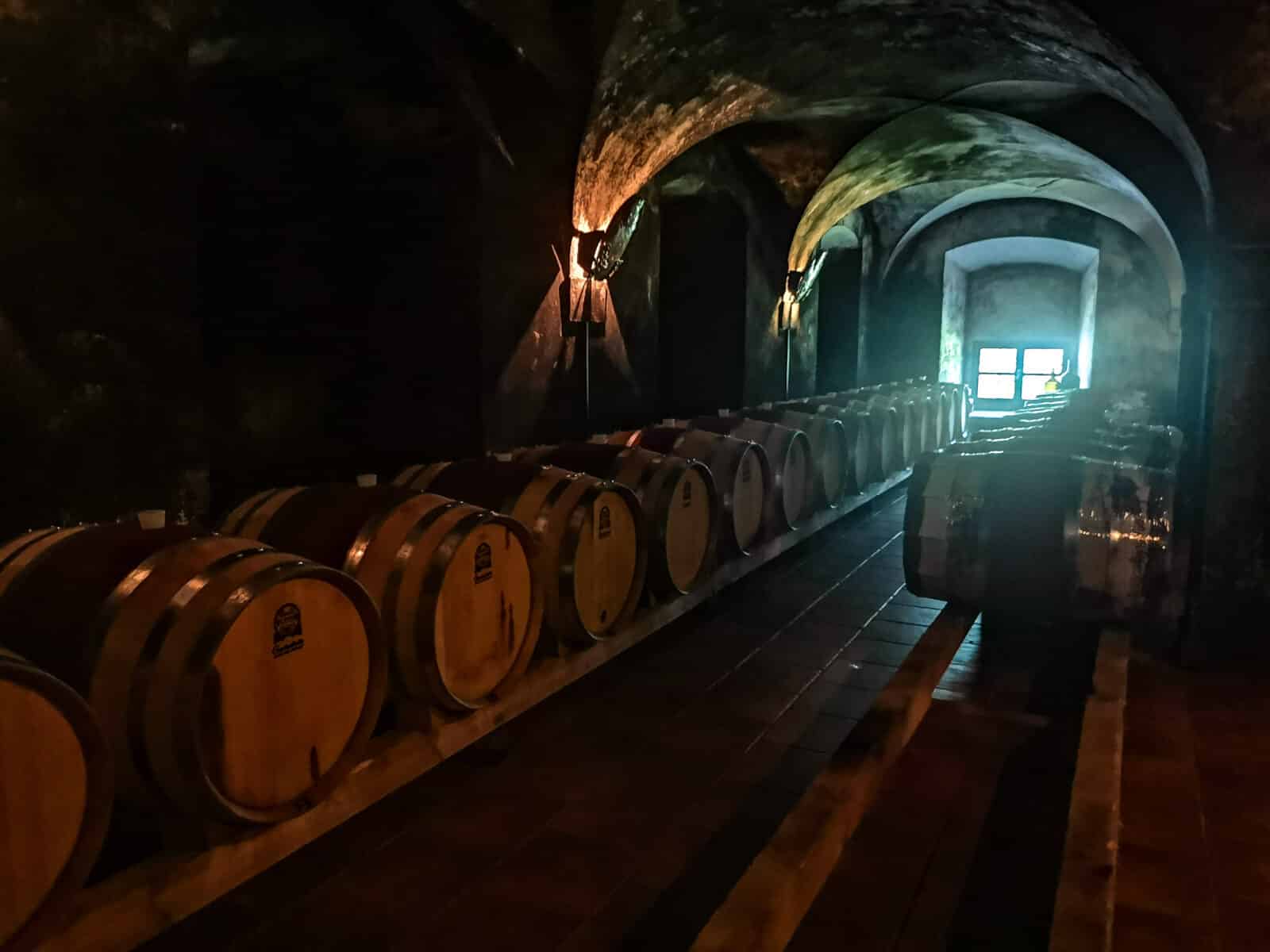 Una parte della cantina di Krško Una parte della cantina di Krško