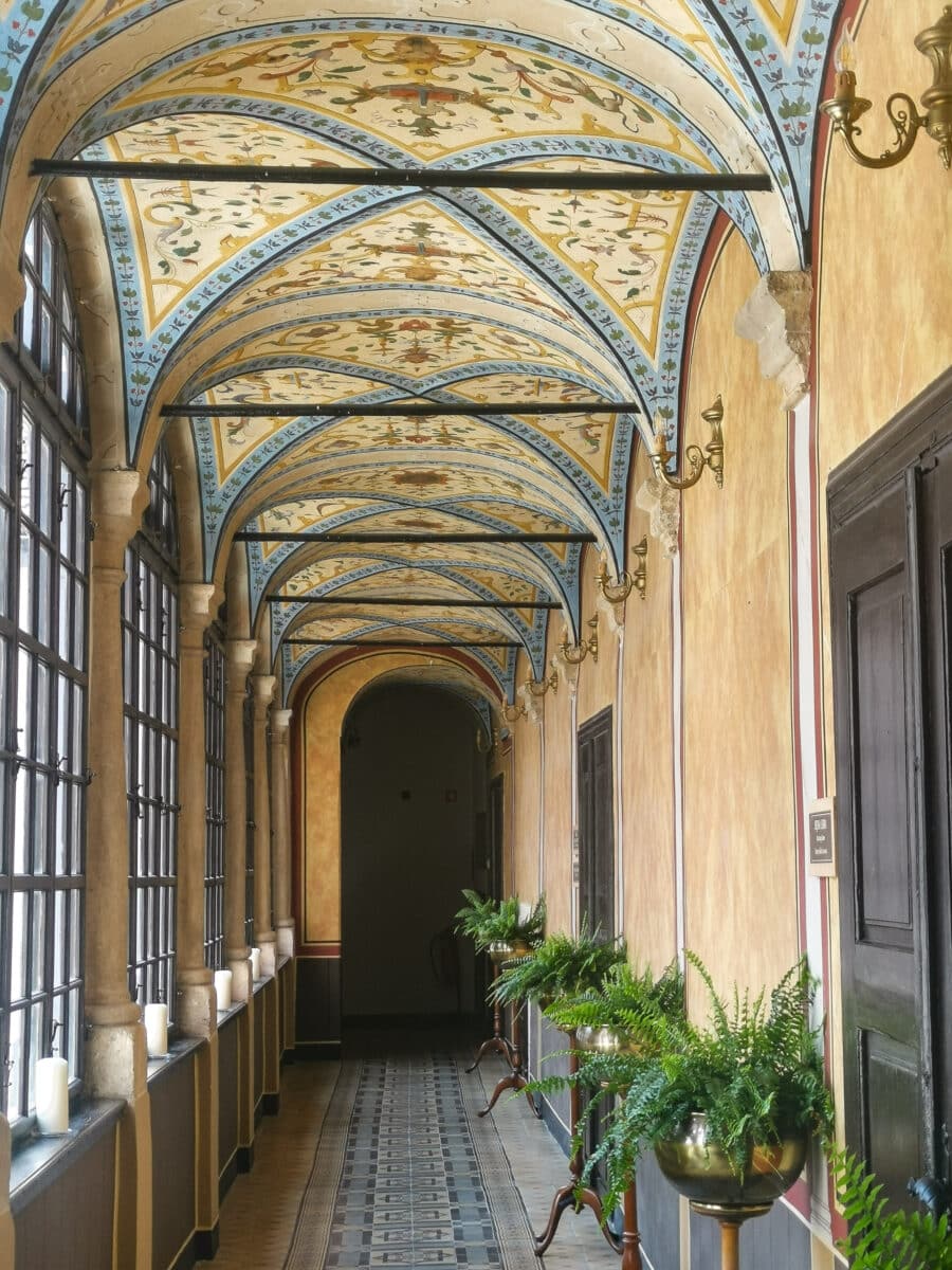 L'interno del castello di Sevnica L'interno del castello di Sevnica