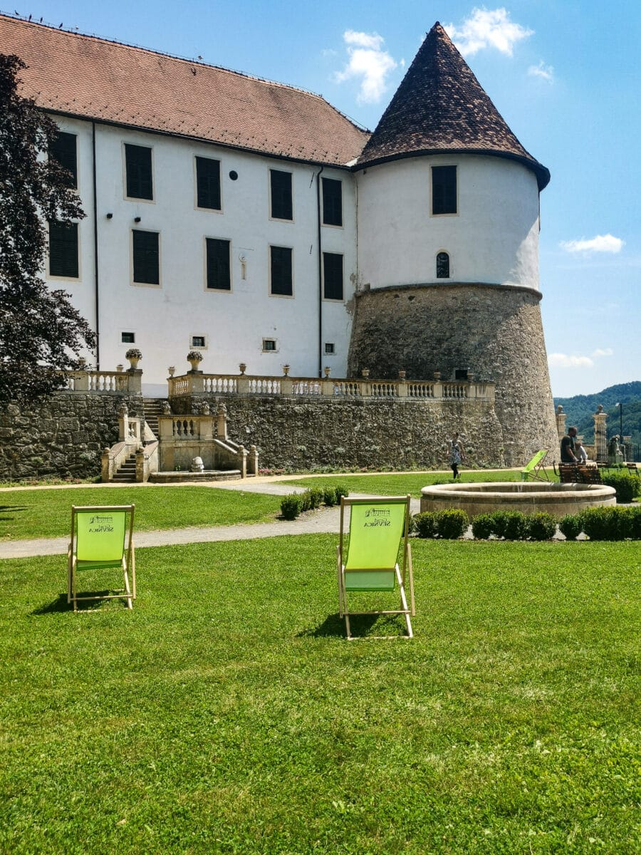 Scorcio del castello di Sevnica Scorcio del castello di Sevnica