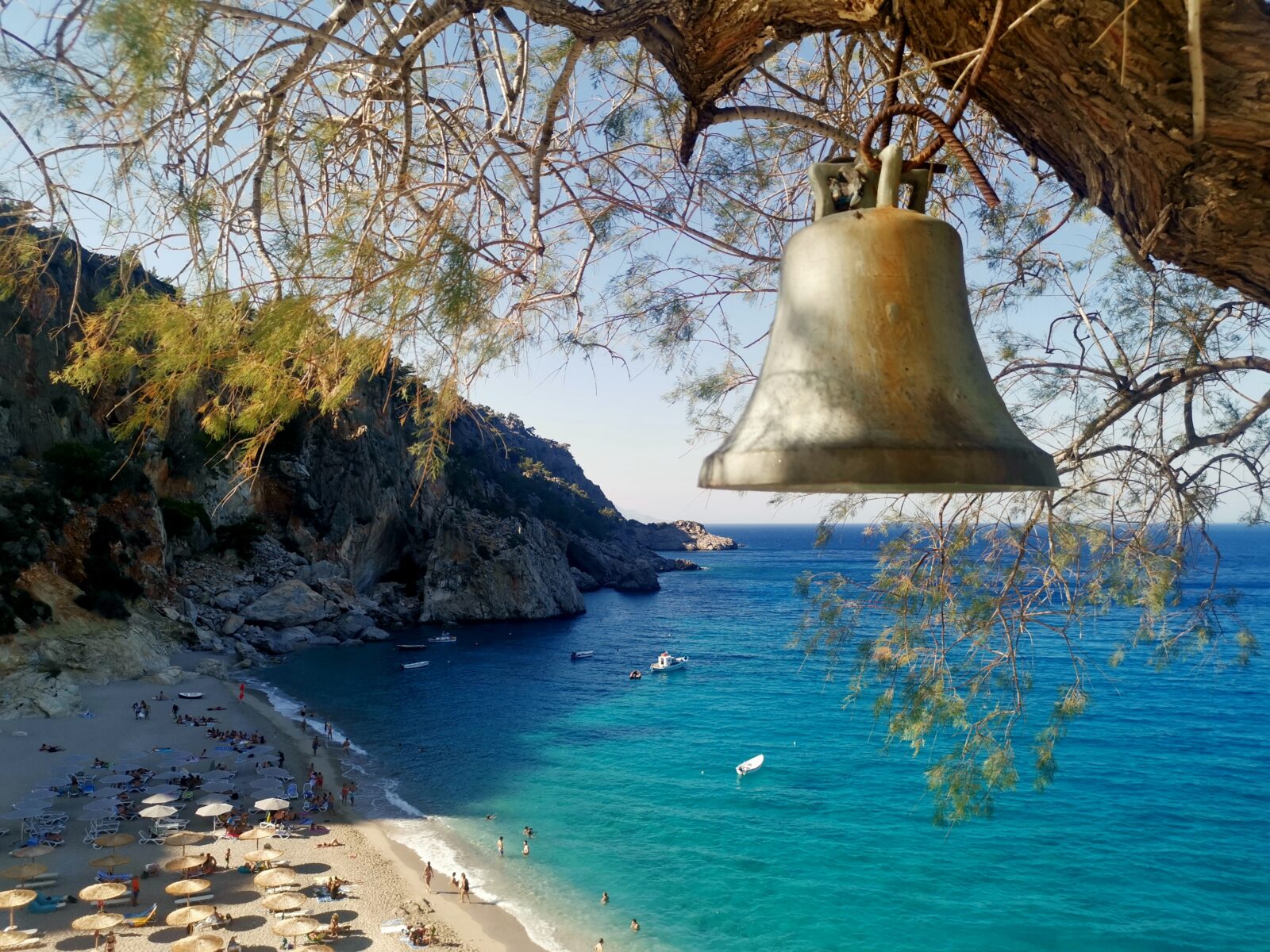 La spiaggia di Kira Panagia La spiaggia di Kira Panagia