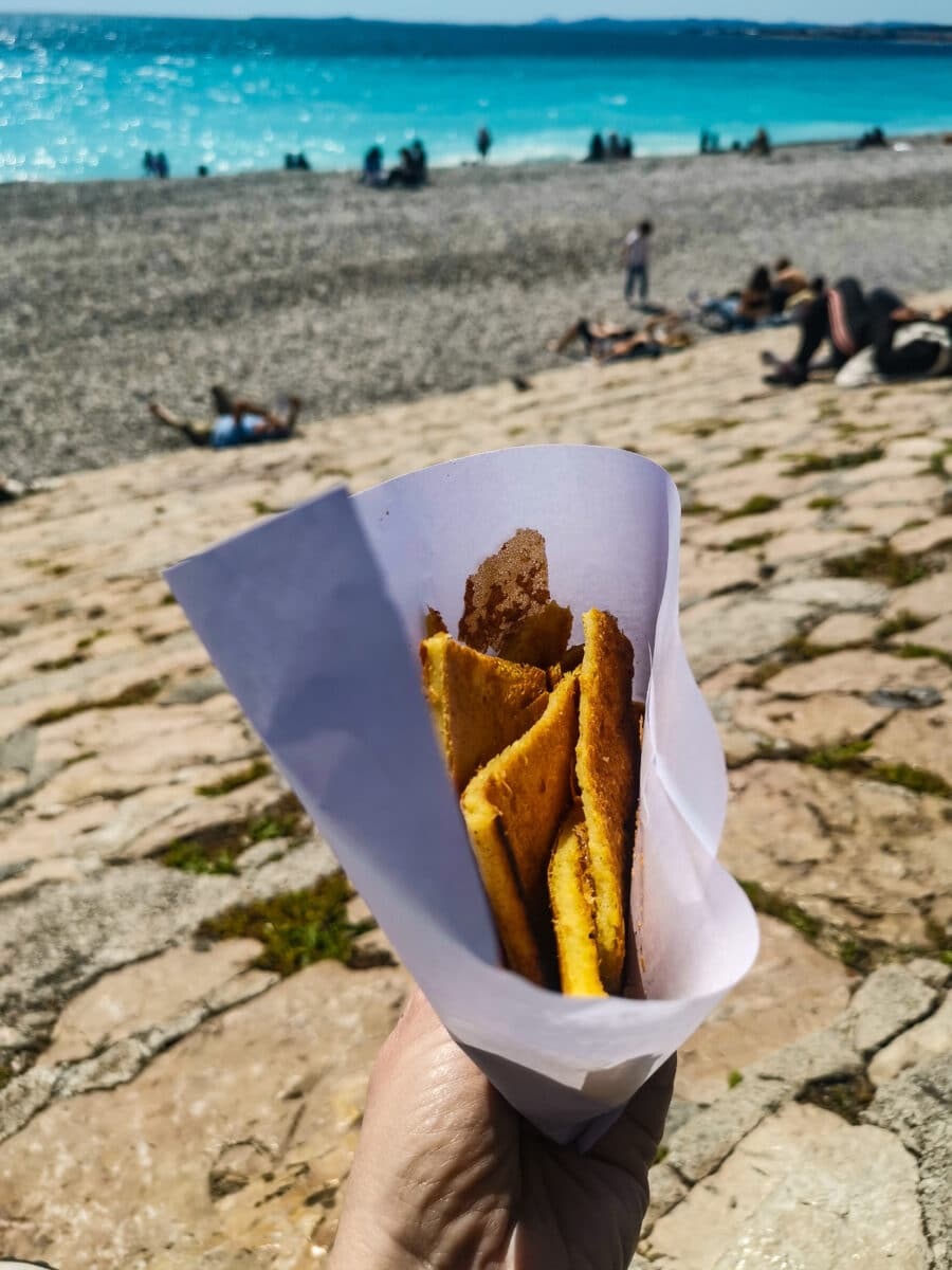 Socca in riva al mare Socca in riva al mare