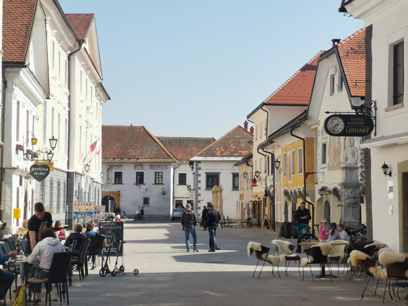 Il centro storico di Radovljica Il centro storico di Radovljica