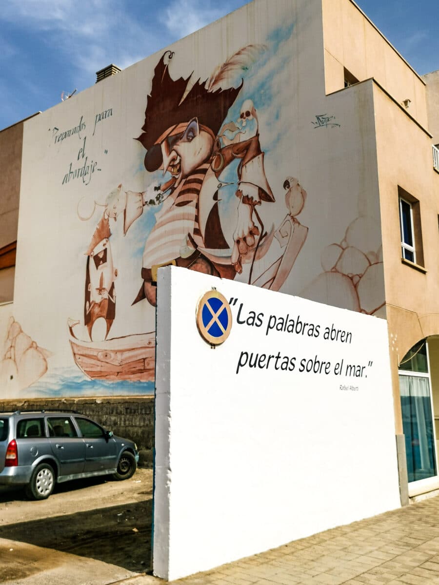 Street art e poesie e Gran Tarajal Street art e poesie e Gran Tarajal