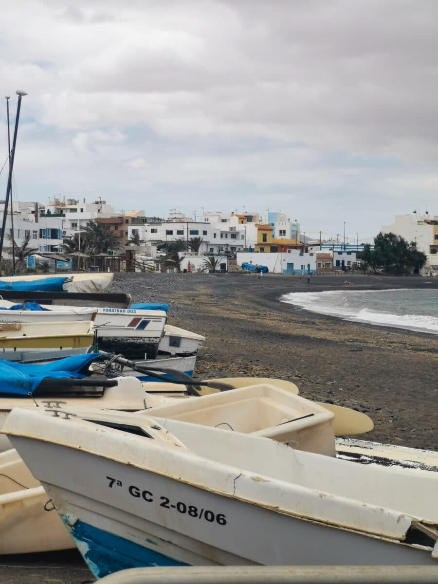 La spiaggia di Puerto Lajas La spiaggia di Puerto Lajas