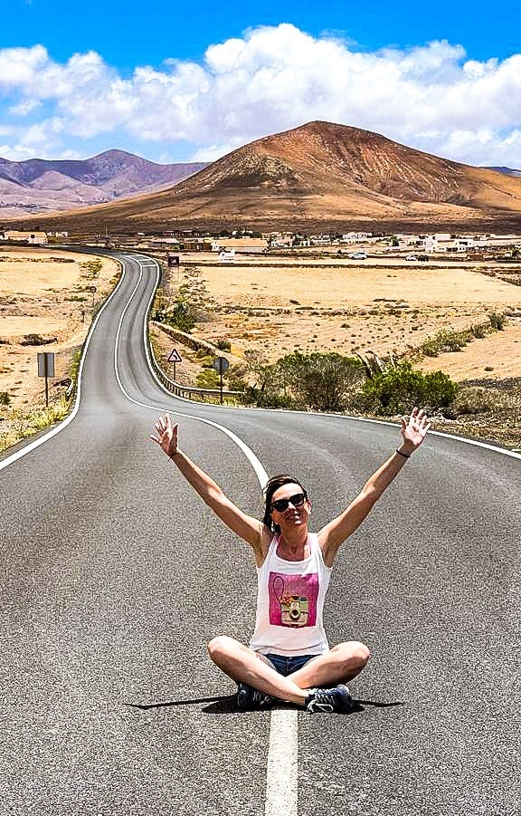 On the road a Fuerteventura On the road a Fuerteventura