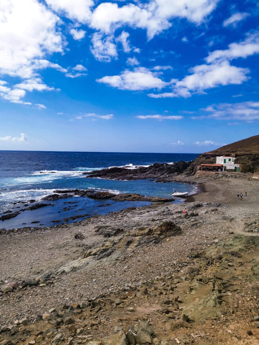 La baia di Playa del Valle La baia di Playa del Valle
