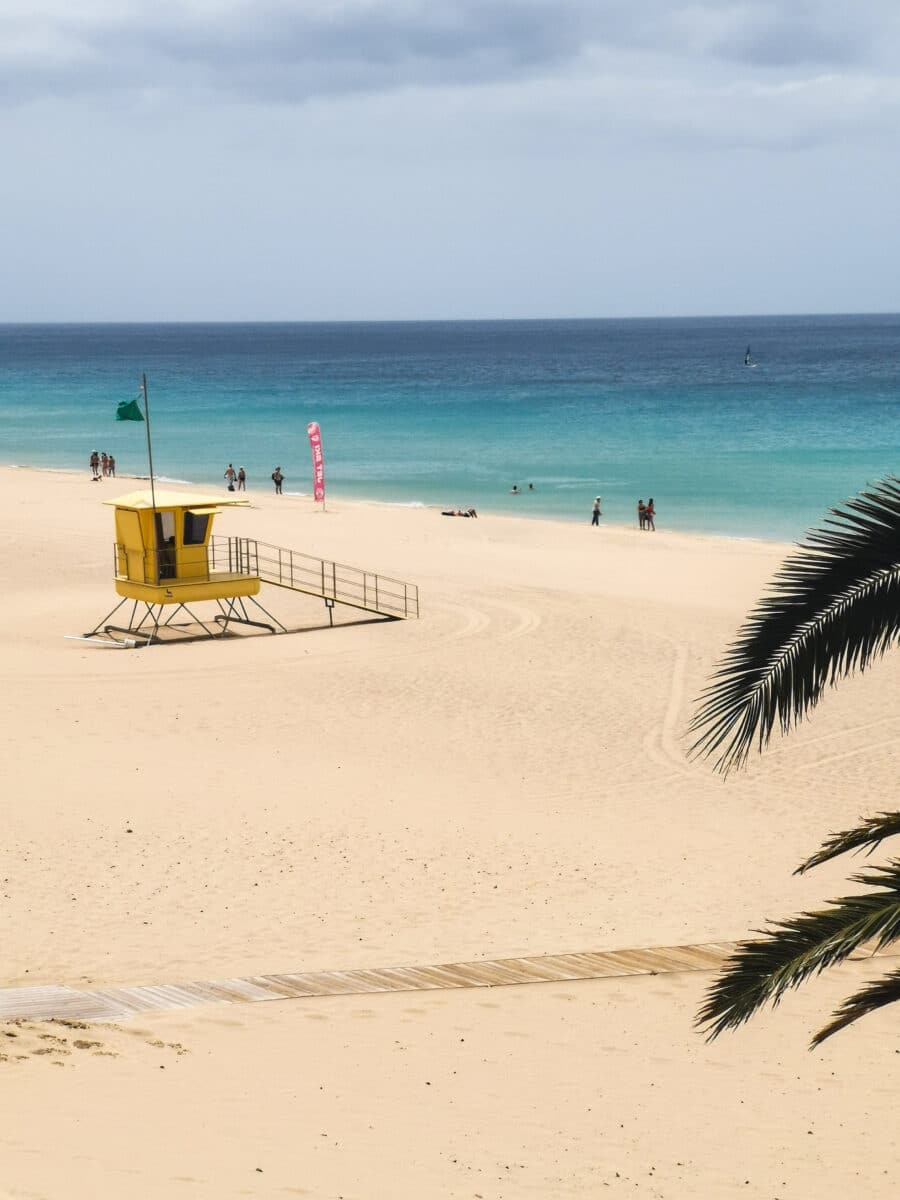 La spiaggia di Morro Jable La spiaggia di Morro Jable