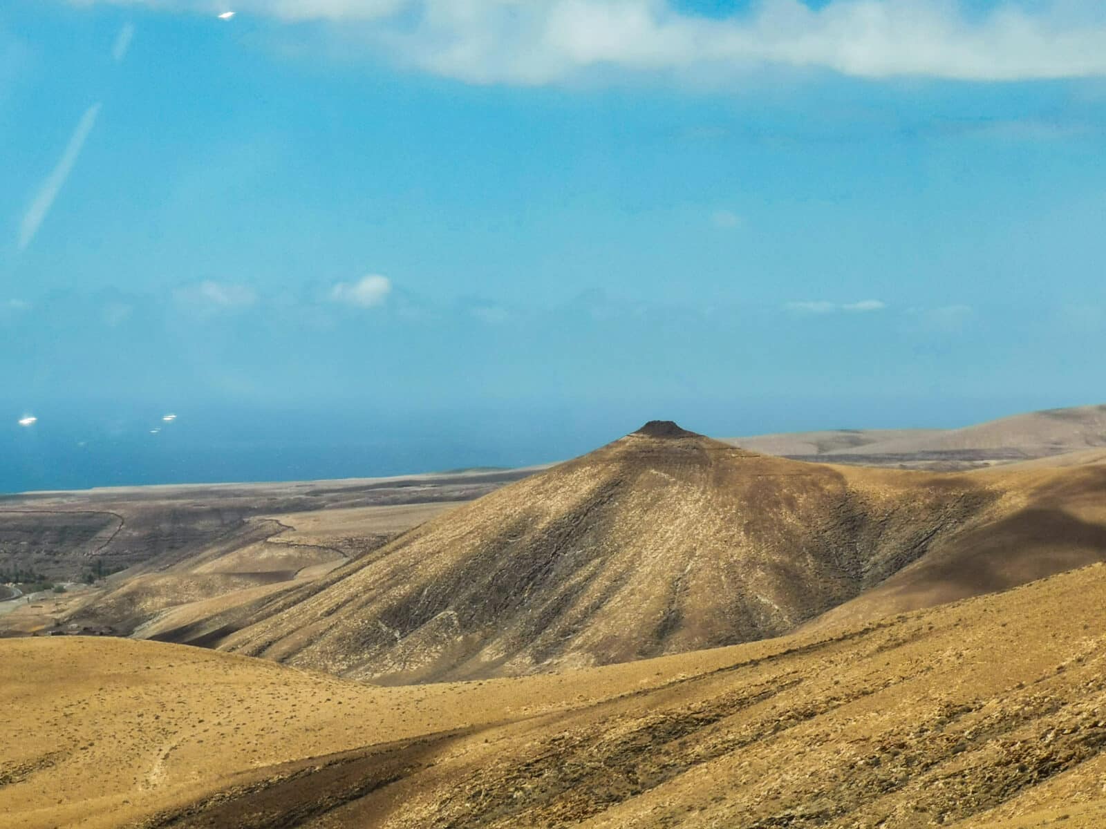 Panorami dell'interno di Fuerteventura Panorami dell'interno di Fuerteventura