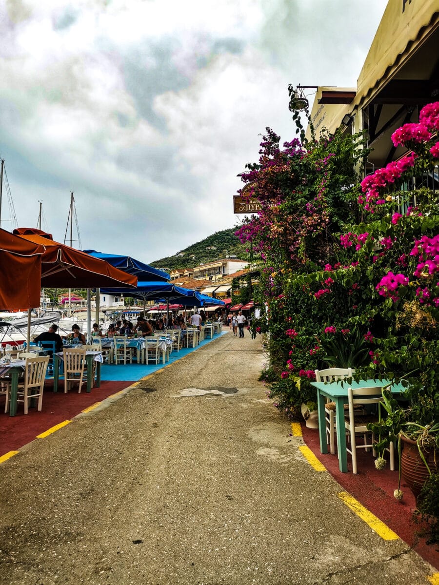 Il lungomare di Syvota Il lungomare di Syvota
