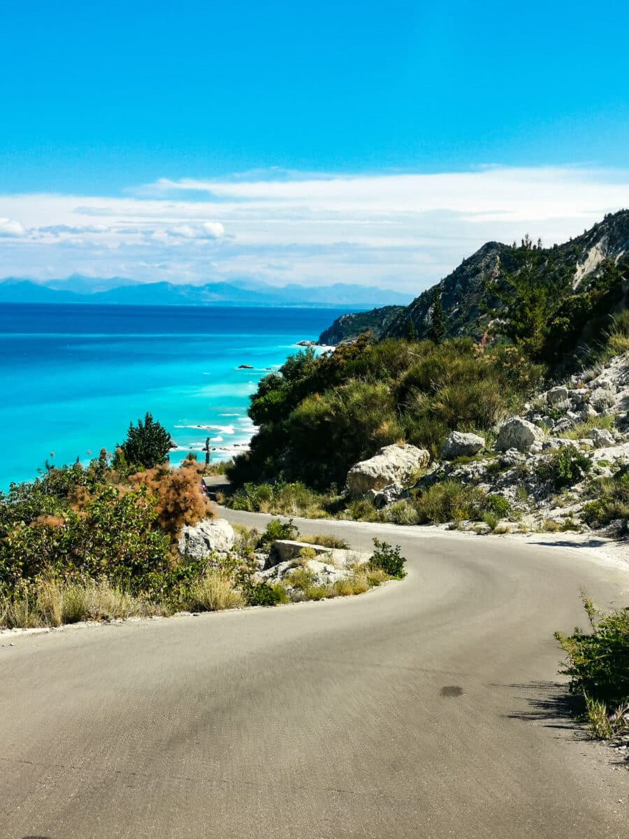 Lefkada on the road Lefkada on the road