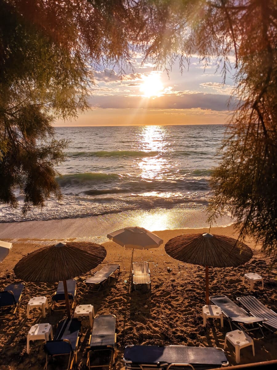 Pefkoulia beach Pefkoulia beach