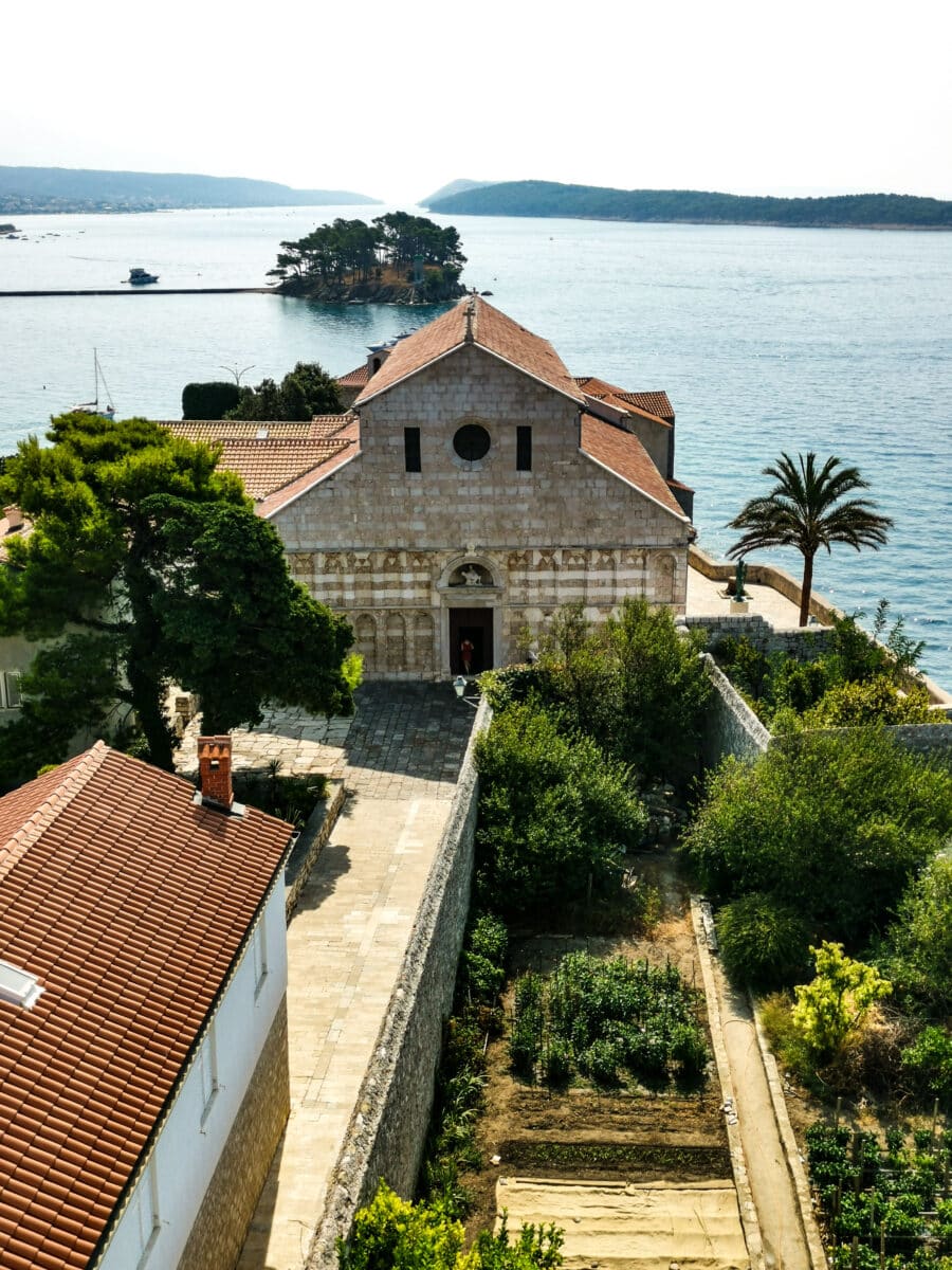 Vista della cattedrale dal campanile Vista della cattedrale dal campanile