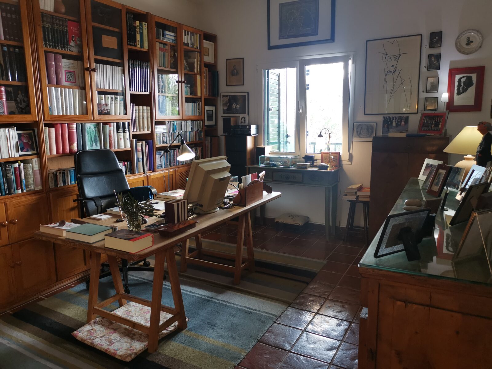 Lo studio di Saramago nella sua Casa-Museo a Tias Lo studio di Saramago nella sua Casa-Museo a Tias