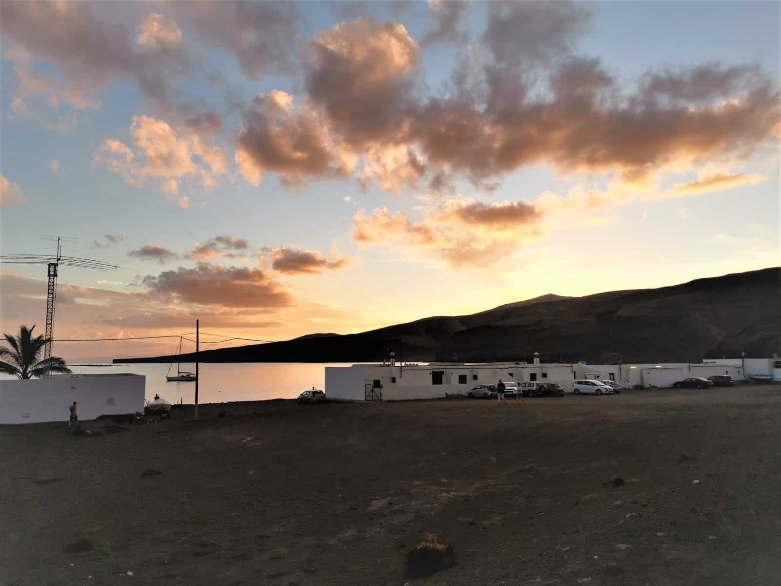 Playa Quemada al tramonto Playa Quemada al tramonto