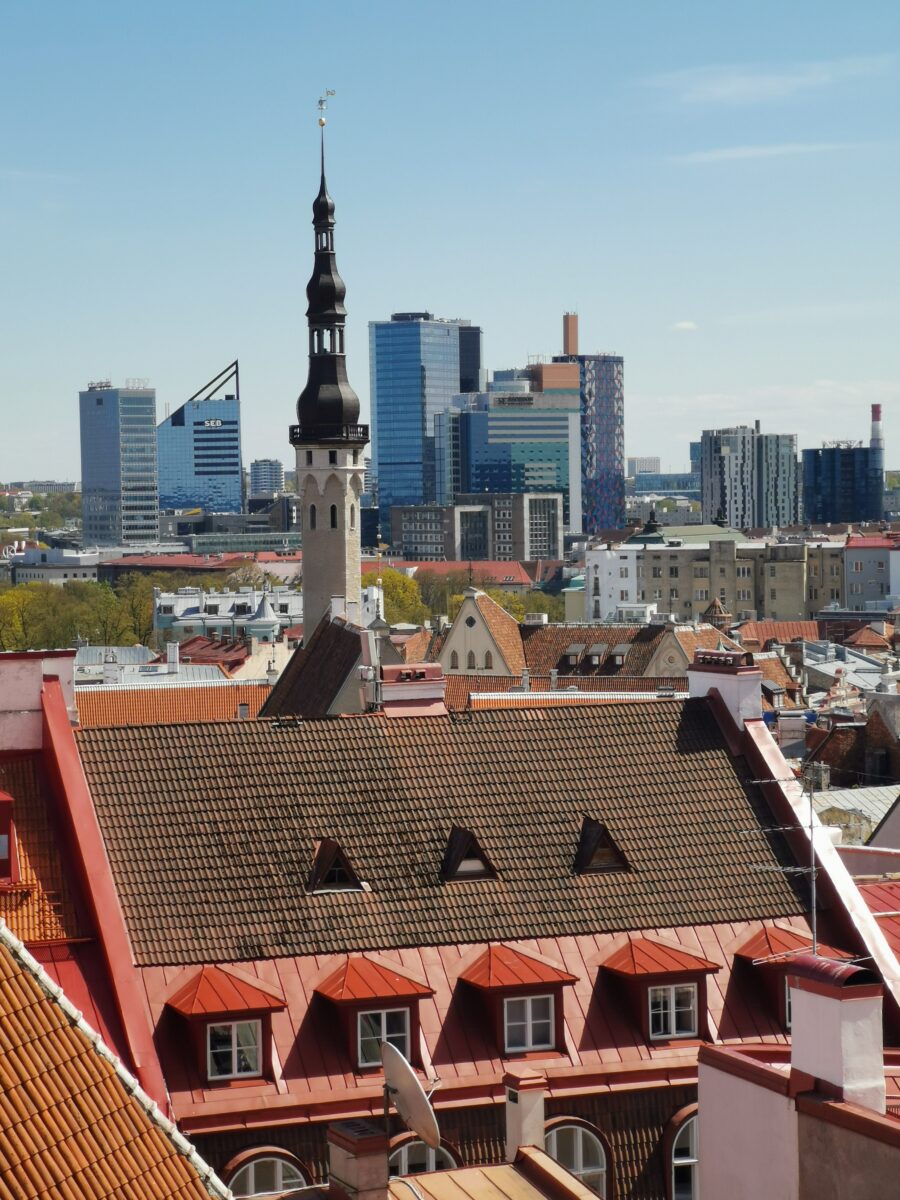 Scorcio sui tetti di Tallinn Scorcio sui tetti di Tallinn