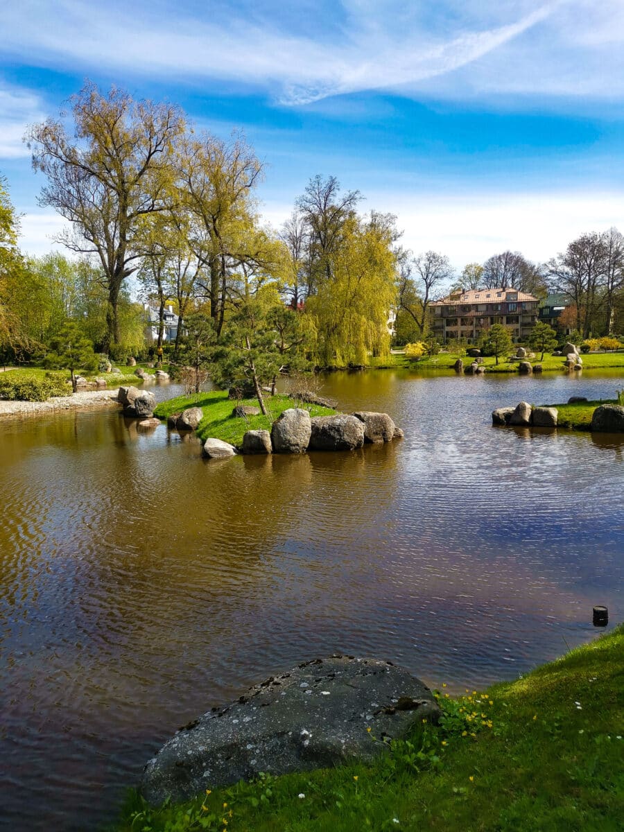 Uno scorcio del Parco Kadriorg Uno scorcio del Parco Kadriorg