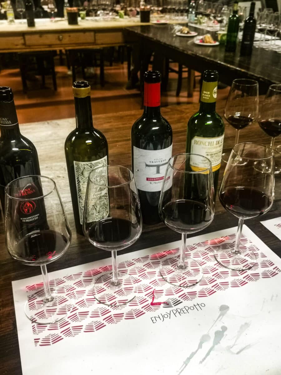 Degustazione di Schioppettino da Vigna Traverso Degustazione di Schioppettino da Vigna Traverso