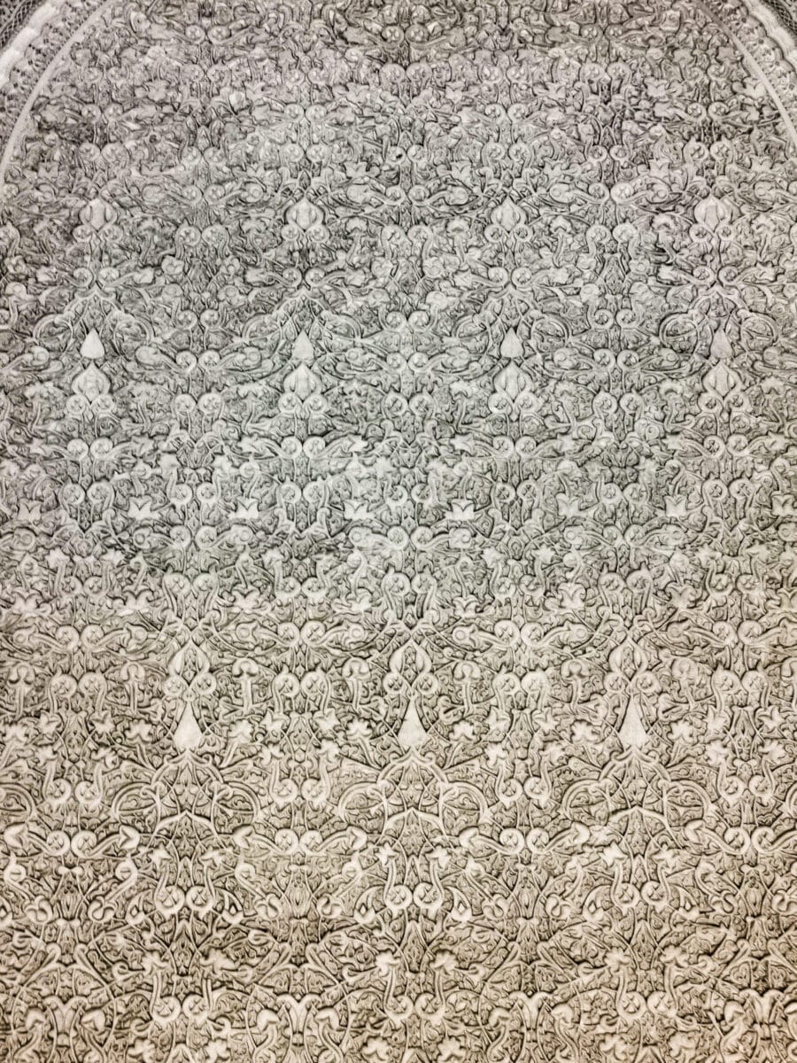 Decorazione a stucchi della Medersa Decorazione a stucchi della Medersa