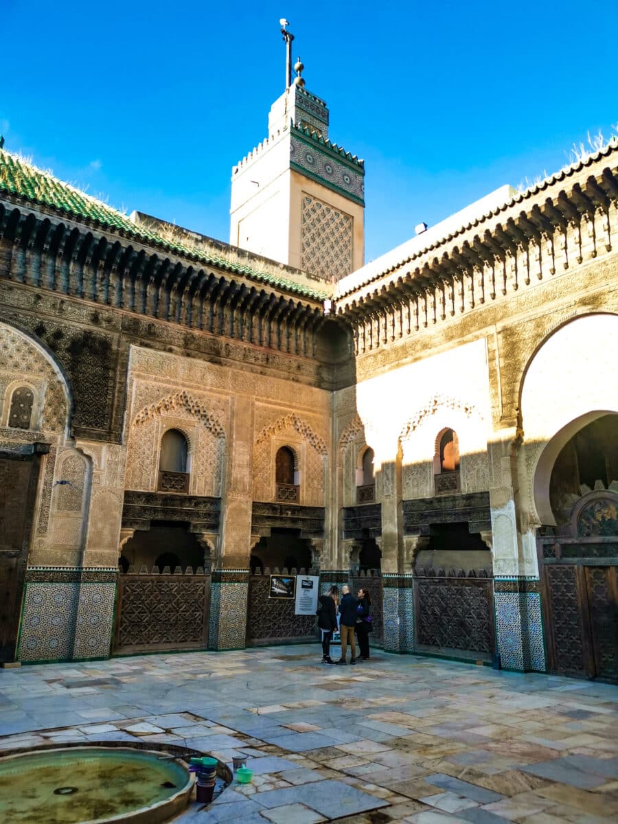 Il minareto della mosche della Medersa Il minareto della mosche della Medersa