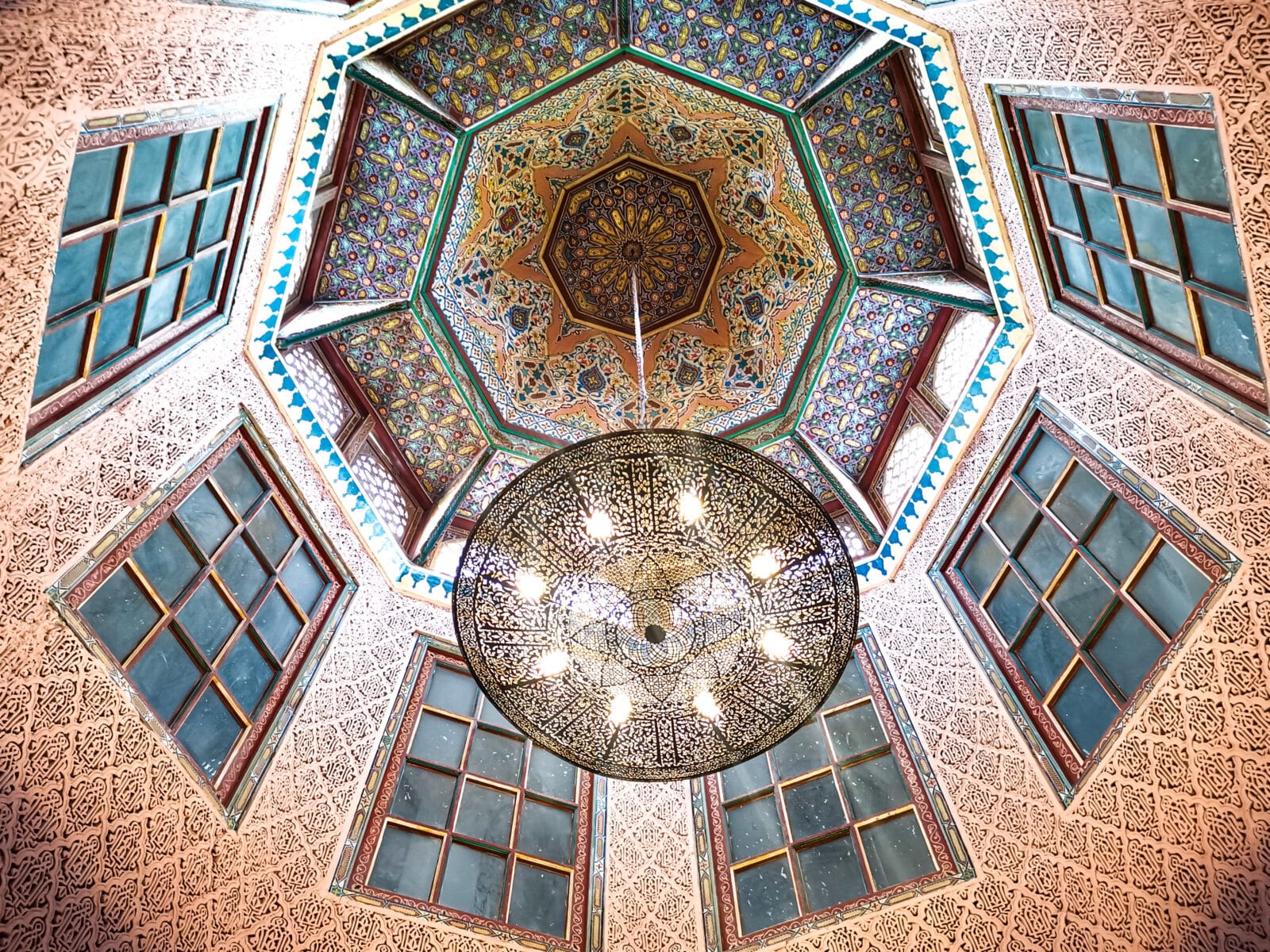 Il soffitto dell'Hammam Mernissi Il soffitto dell'Hammam Mernissi