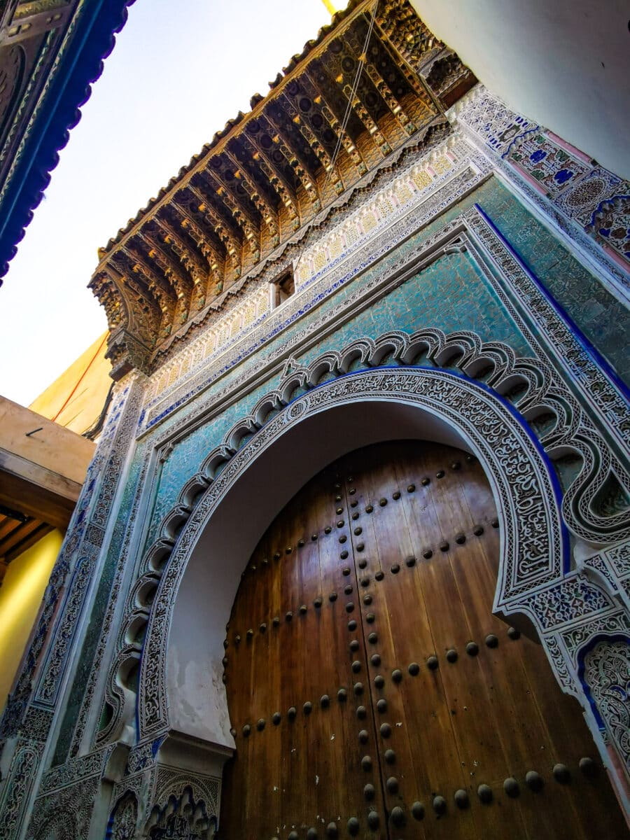 L'ingresso al mausoleo di Moulay Idriss II L'ingresso al mausoleo di Moulay Idriss II