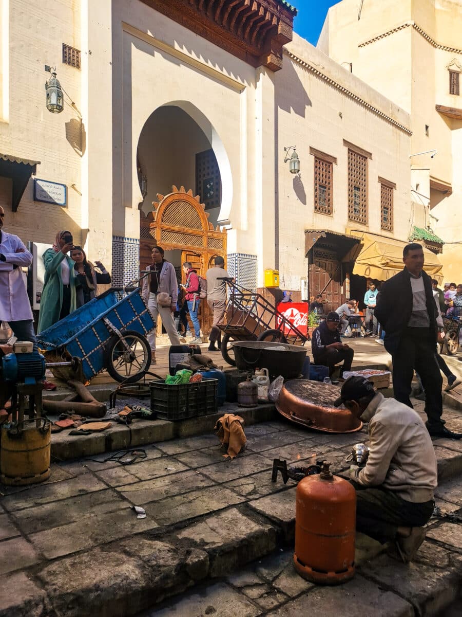 L'ingresso all'Università Kairaouine L'ingresso all'Università Kairaouine