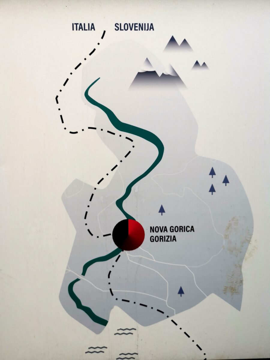 La mappa transfrontaliera La mappa transfrontaliera