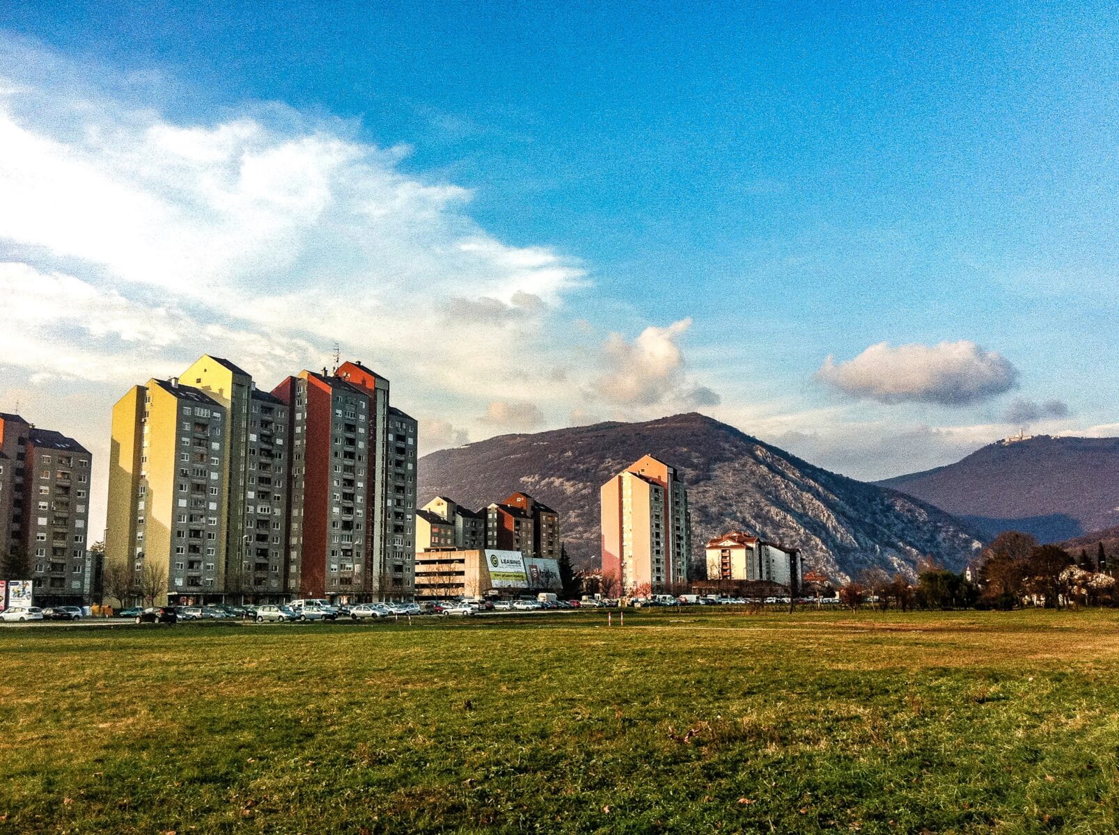 Un'immagine dei palazzi anni Settanta di Nova Gorica Un'immagine dei palazzi anni Settanta di Nova Gorica