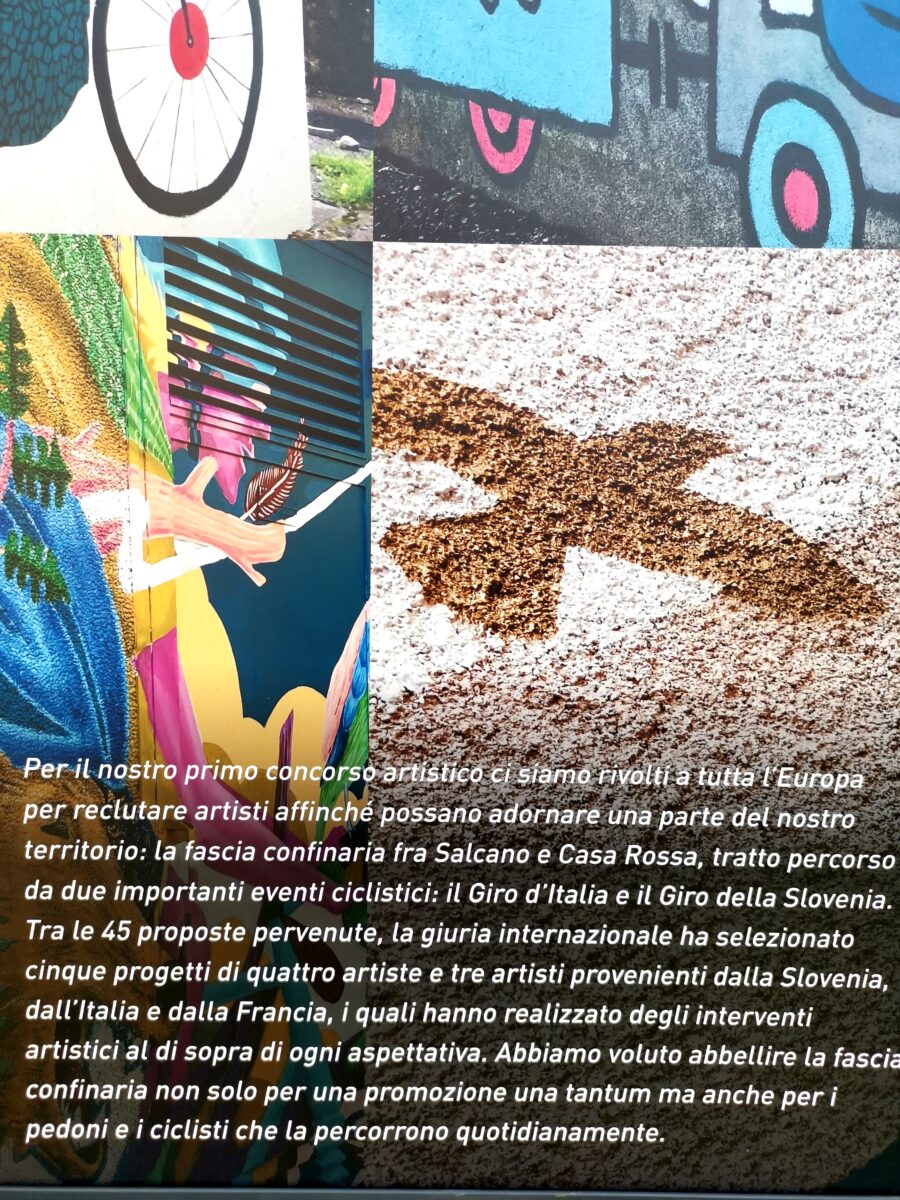 Uno dei cartelloni che illustra parte del progetto GO! Borderless Uno dei cartelloni che illustra parte del progetto GO! Borderless