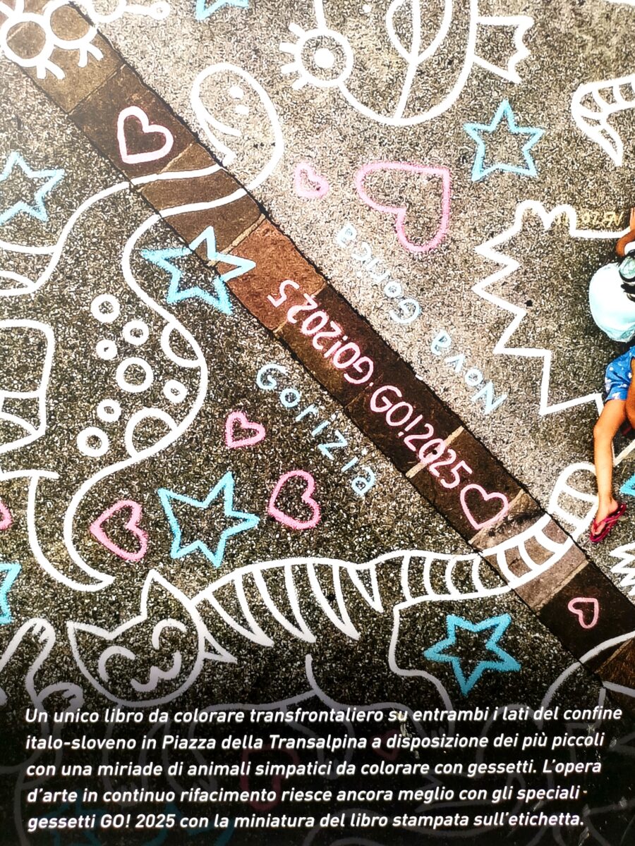 Uno dei cartelloni che illustra parte del progetto GO! Borderless Uno dei cartelloni che illustra parte del progetto GO! Borderless