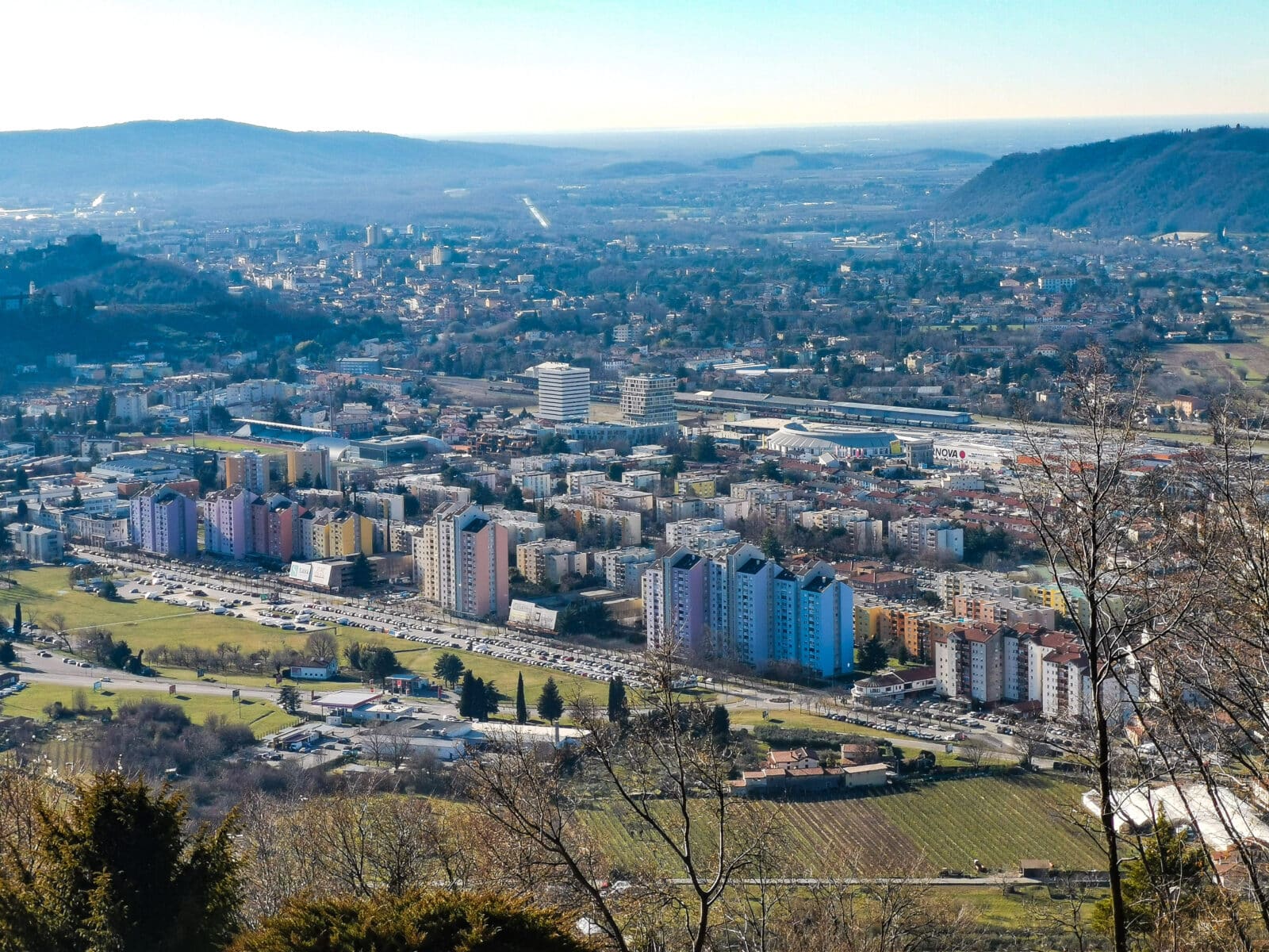 Vista di Nova Gorica da Castagnevizza Vista di Nova Gorica da Castagnevizza