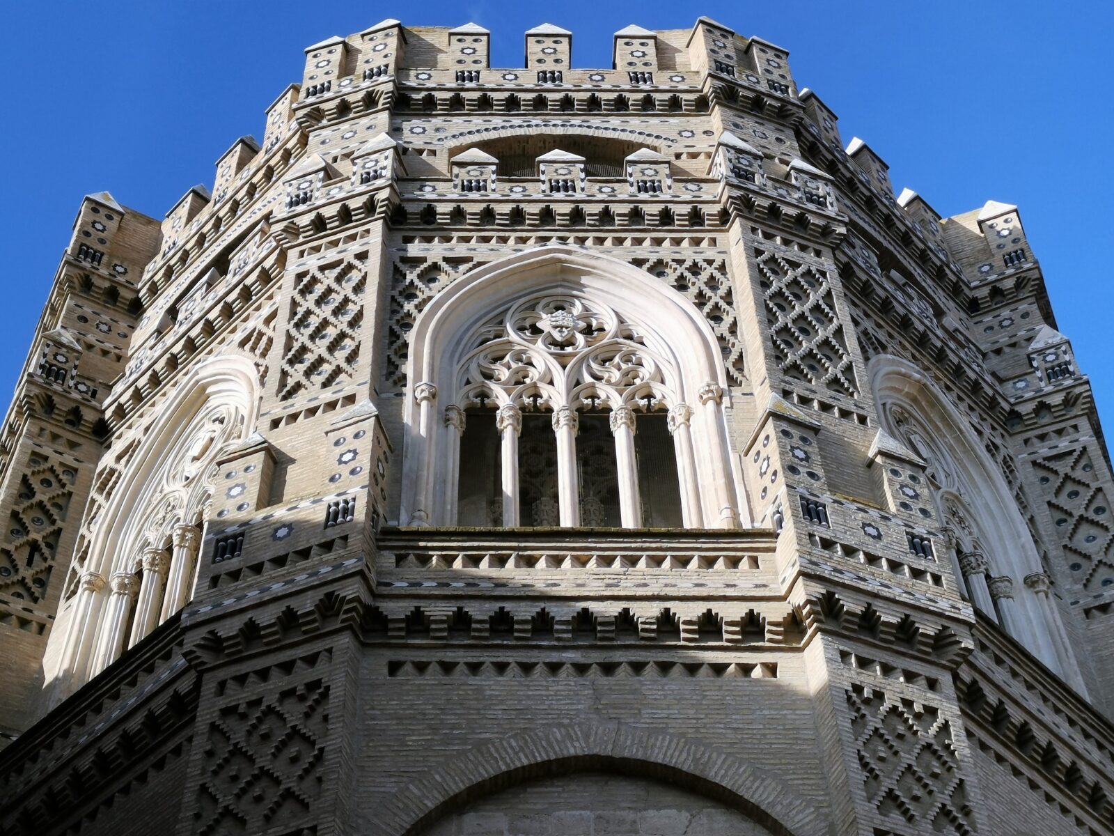 La parte in stile mudéjar de La Seo La parte in stile mudéjar de La Seo