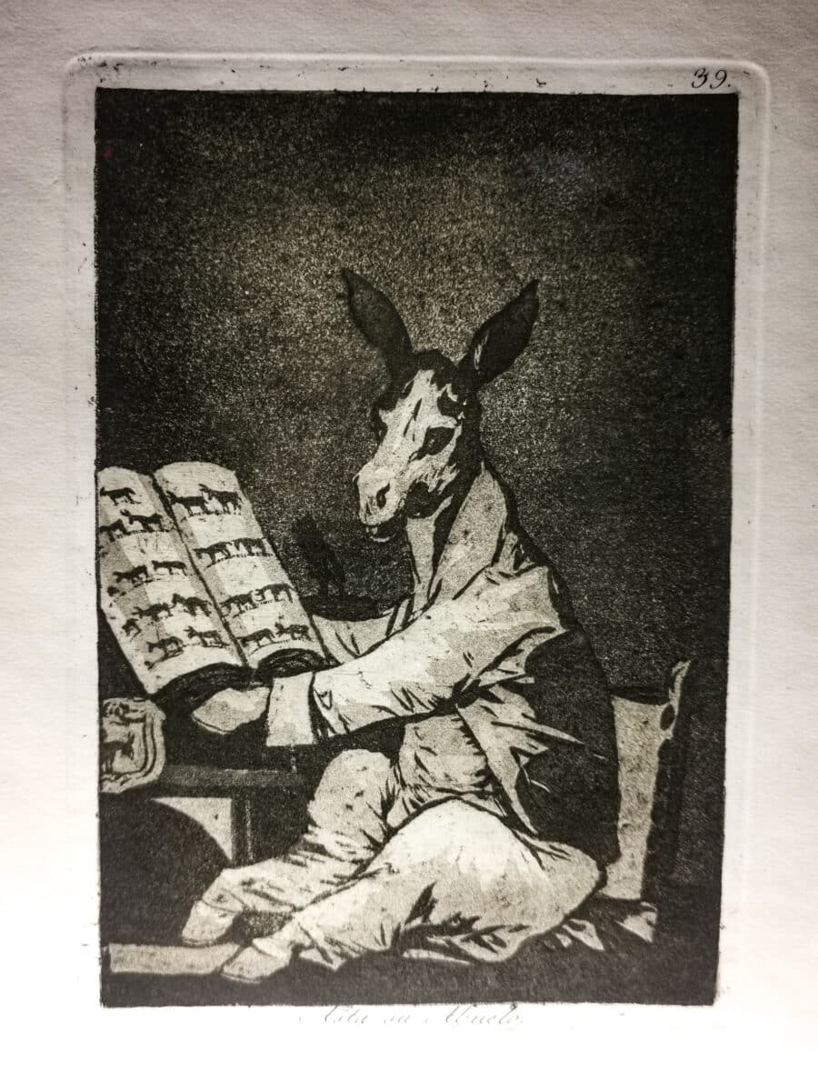 Un'altra litografia della serie Follie Un'altra litografia della serie Follie