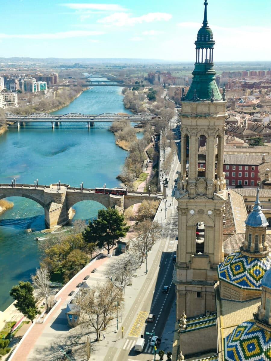 Vista dall'alto della torre della Basilica Vista dall'alto della torre della Basilica