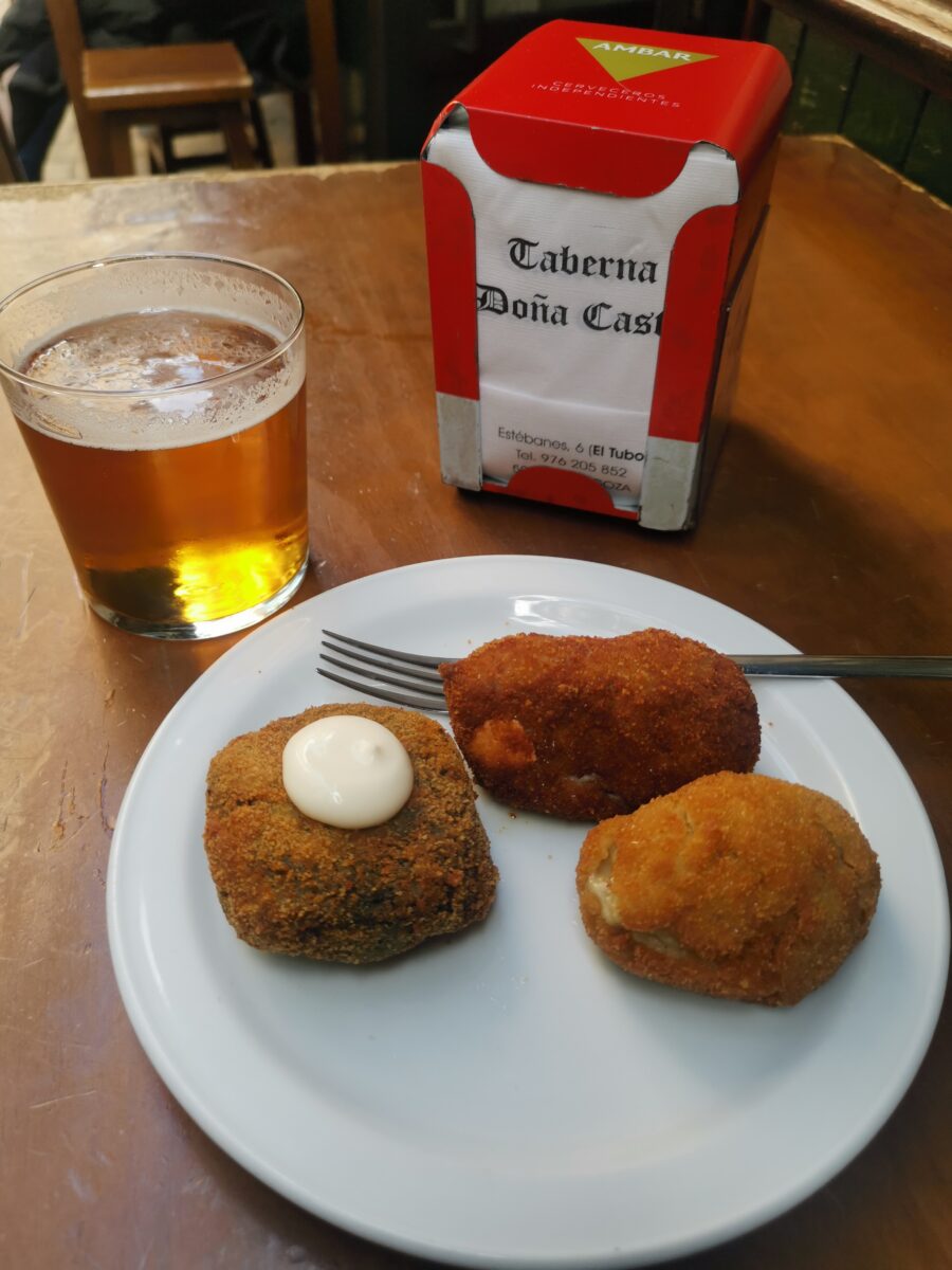 crocchette a La Taberna de Dona Casta crocchette a La Taberna de Dona Casta