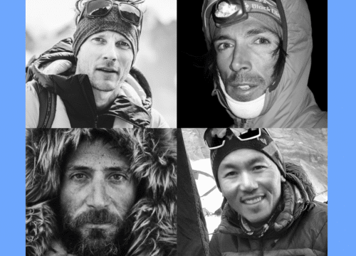 Alex Txikon, Chhepal Sherpa, Hervé Barmasse e David Göttler Alex Txikon, Chhepal Sherpa, Hervé Barmasse e David Göttler